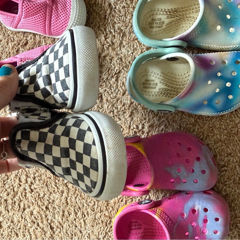 Kids 5C Shoe Bundle Crocs, Vans - Picture 7 of 8